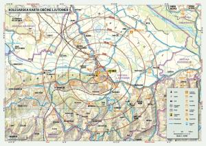 Kolesarska karta občine Ljutomer